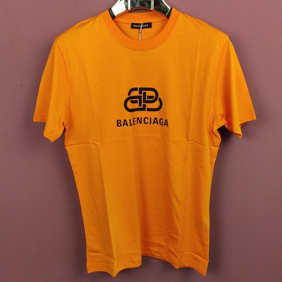 orange balenciaga t shirt